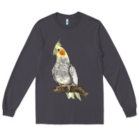 Smoke Cocktail Parrot Long Sleeve Tee - LillyAllenDesigns