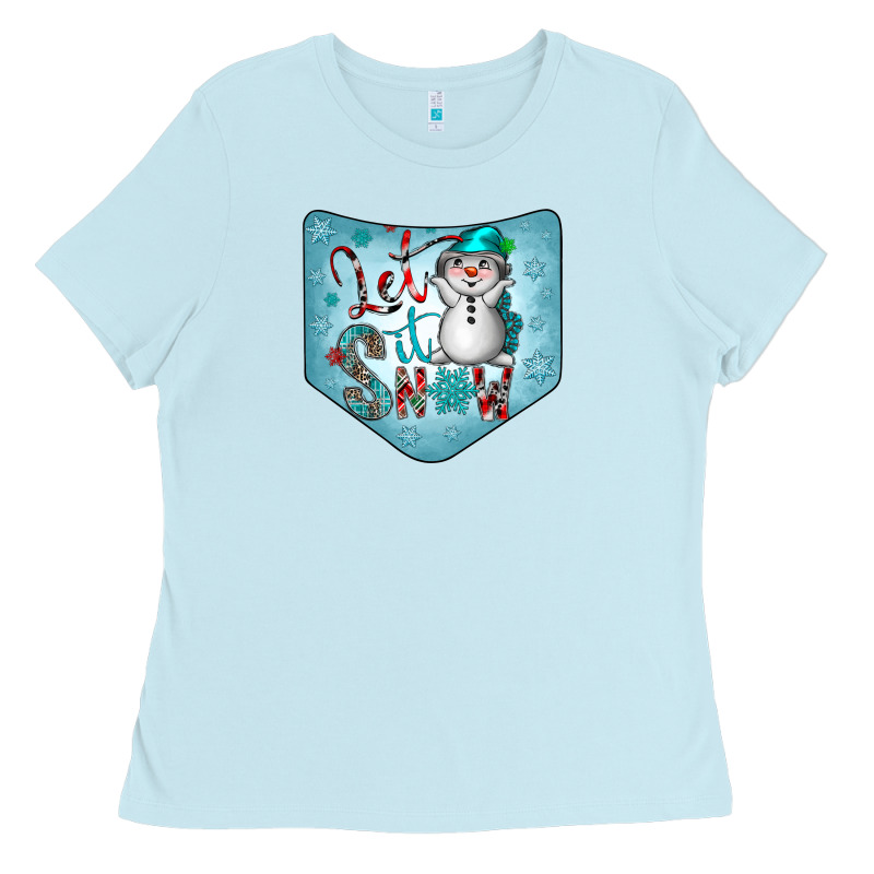 Christmas Pocket Ladies Tee by CowhideDigitalArt | Teevron