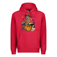 Cardinal halloween owl Premium Hoodie - BarkalooDesign