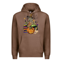 Chestnut halloween owl Premium Hoodie - BarkalooDesign