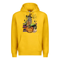 Lemon halloween owl Premium Hoodie - BarkalooDesign