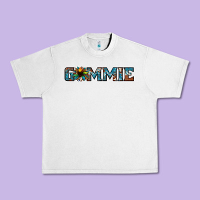 Gammie Sunflower Cowhide Urban Heavy Tee Designed By Jasminsmagicworld