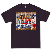 Plum game day vibes tumbler Premium Tee - BundleAndBundleShop