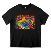 Black lgbtq background Heavy Core Tee - FaDigitalArtStudio