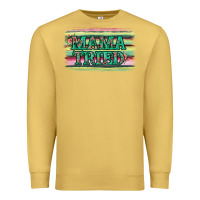 Antique Gold Floral Mama Tried Premium Sweatshirt - Jasminsmagicworld