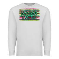 Dove Grey Floral Mama Tried Premium Sweatshirt - Jasminsmagicworld