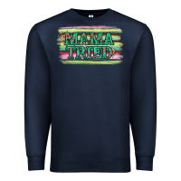 Navy Floral Mama Tried Premium Sweatshirt - Jasminsmagicworld