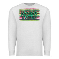 Oatmeal Heather Floral Mama Tried Premium Sweatshirt - Jasminsmagicworld
