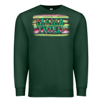 Sports Green Floral Mama Tried Premium Sweatshirt - Jasminsmagicworld