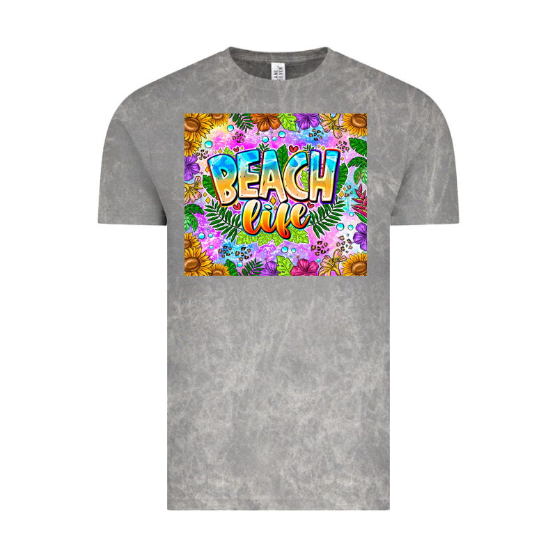 Beach Life Vintage Tee by CowhideDigitalArt | Teevron