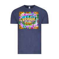 Vintage Denim Beach Life Vintage Tee - CowhideDigitalArt