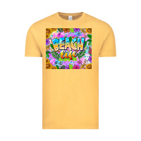 Vintage Mustard Beach Life Vintage Tee - CowhideDigitalArt