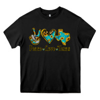 Black Peace Love Texas Heavy Core Tee - Jasminsmagicworld