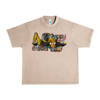 French Oak Happy Easter Urban Heavy Tee - CowhideDigitalArt