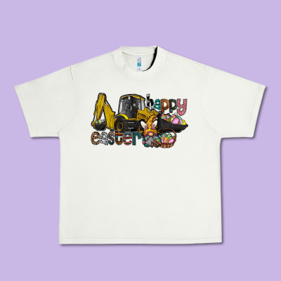 Happy Easter Urban Heavy Tee Designed By Cowhidedigitalart