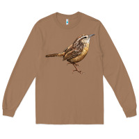 Toasted Coconut Ccarolina Wren Long Sleeve Tee - LillyAllenDesigns