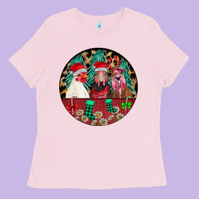 Chickens Ladies Tee Designed By Cowhidedigitalart