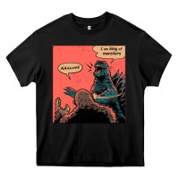Black i am king of monsters Heavy Core Tee - artisFamous