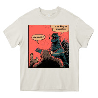 Cream i am king of monsters Heavy Core Tee - artisFamous
