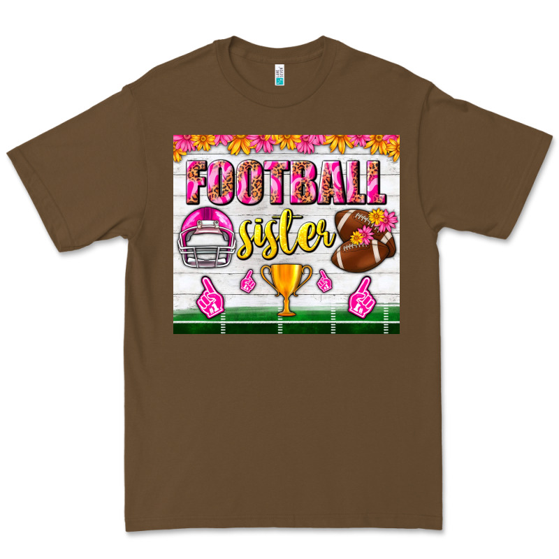 Football Sister Tumbler Premium Tee by BundleAndBundleShop | Teevron