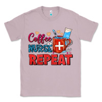 Lilac Coffee Nurse Repeat Classic Tee - FaDigitalArtStudio