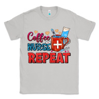 Moon Dust Coffee Nurse Repeat Classic Tee - FaDigitalArtStudio