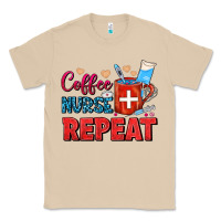 Mushroom Coffee Nurse Repeat Classic Tee - FaDigitalArtStudio