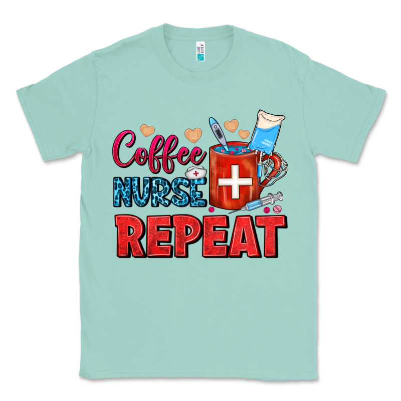 Coffee Nurse Repeat Classic Tee by FaDigitalArtStudio | Teevron