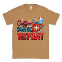 Toasted Coconut Coffee Nurse Repeat Classic Tee - FaDigitalArtStudio