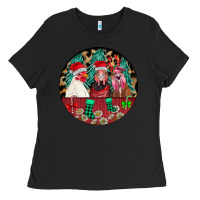 Black Chickens Ladies Tee - CowhideDigitalArt