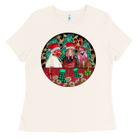 Bone Chickens Ladies Tee - CowhideDigitalArt