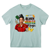 Juneteenth Black Nurse Magic Heavy Core Tee | Teevron