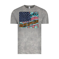 Cloud Rock American Flag Mouse Pad Vintage Tee - CowhideDigitalArt