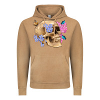 Vintage Camel skull flora butterfly Vintage Hoodie - Artiststas