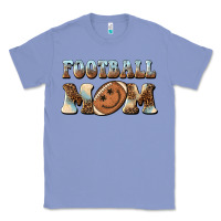 Colony Blue football mom football smiley face Classic Tee - BarkalooDesign