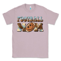 Lilac football mom football smiley face Classic Tee - BarkalooDesign