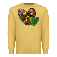 Antique Gold christmas heart Premium Sweatshirt - RanaPortraitStore