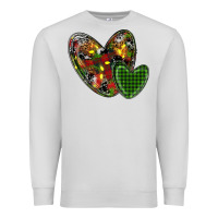 Dove Grey christmas heart Premium Sweatshirt - RanaPortraitStore