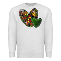 Oatmeal Heather christmas heart Premium Sweatshirt - RanaPortraitStore