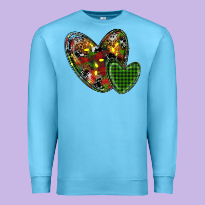 Christmas Heart Premium Sweatshirt Designed By Ranaportraitstore