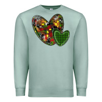 Seafoam christmas heart Premium Sweatshirt - RanaPortraitStore