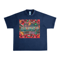 Navy summer vibes Urban Heavy Tee - CowhideDigitalArt