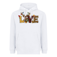 White christmas reindeer love Heavyweight Hoodie - RanaPortraitStore