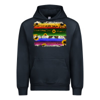 Navy serape sunflowers leopard cowhide background Urban Hoodie - RanaPortraitStore