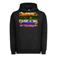 Pigment Black serape sunflowers leopard cowhide background Urban Hoodie - RanaPortraitStore