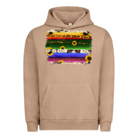 Pigment Burro serape sunflowers leopard cowhide background Urban Hoodie - RanaPortraitStore