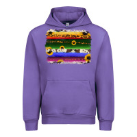 Tulip serape sunflowers leopard cowhide background Urban Hoodie - RanaPortraitStore