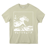 Mossy the great wave off kanagawa Heavy Core Tee - artisFamous