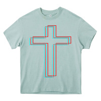 Arona A Neon Christian Cross Heavy Core Tee - artisFamous