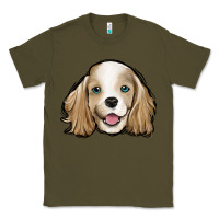 Army Green cocker spaniel Classic Tee - Jasminsmagicworld